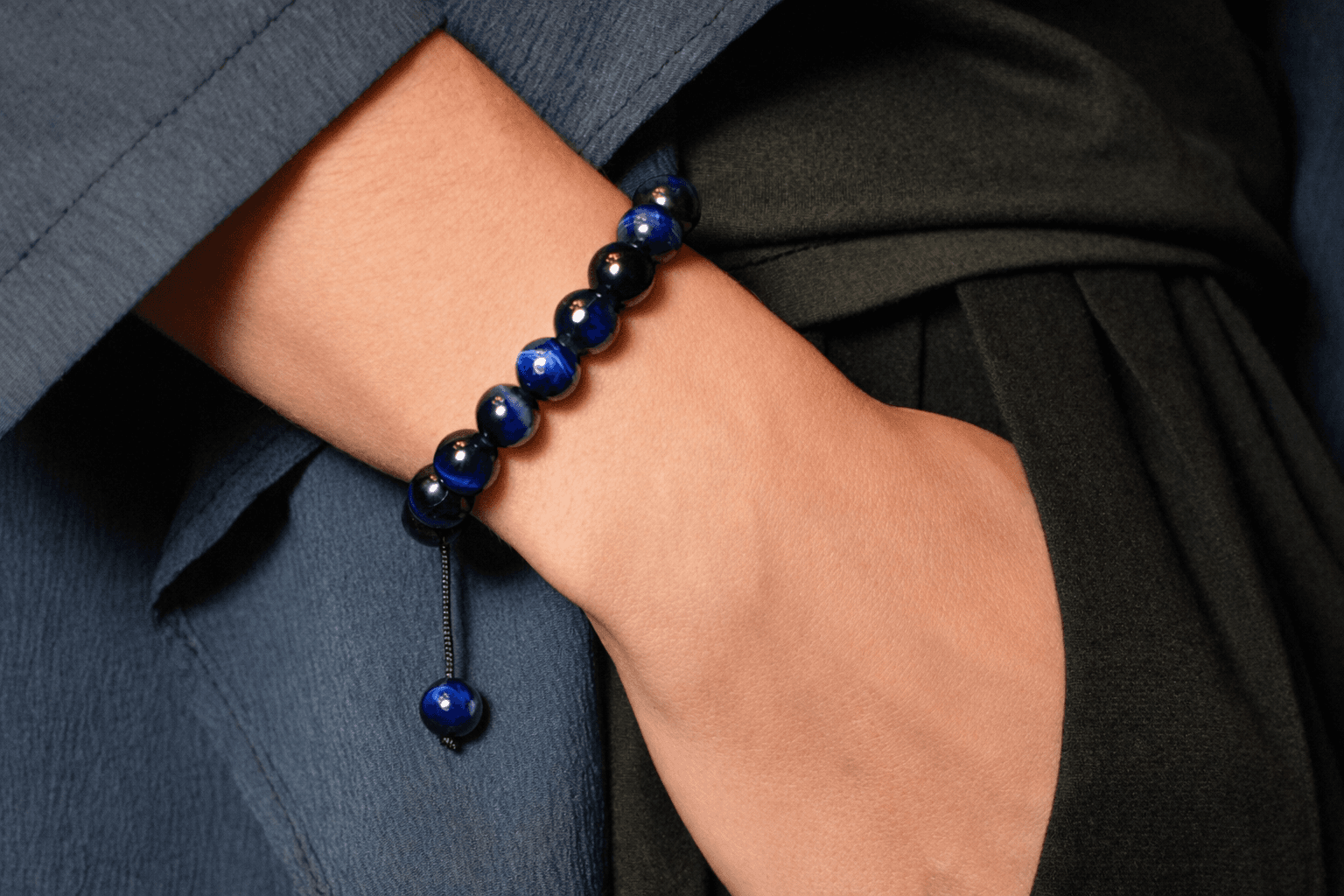 Ojo de Tigre Azul